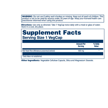 Red Yeast Rice 600mg